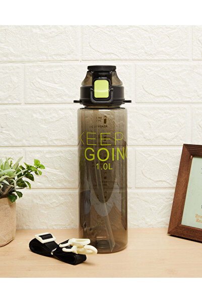 REDTAG زجاجة مياه مطبوع باللون الرمادي (1000 مل)