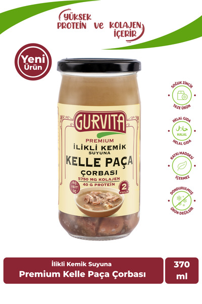 Gurvita Kelle Paça Çorbası 370 Ml