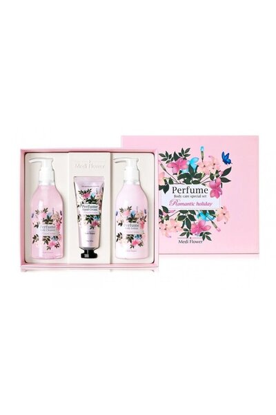 MediFlower مجموعة خاصة للعناية بالجسم من عطور ميدي فلاور (عطلة رومانسية)