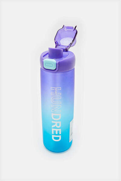 REDTAG Purple And Blue Printed Water Bottle (880ml)