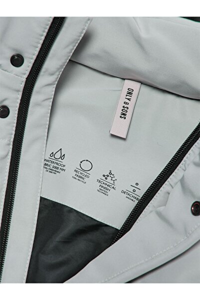 Only & Sons Onscayson Puffa Otw Noos Men's Gray Coat - 22019598