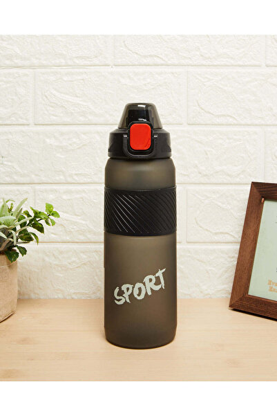 REDTAG Black Kids Water Bottle (800ml)