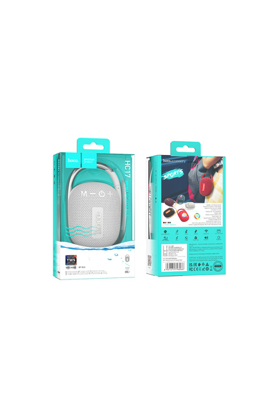 AUDIOX Hoco (HC17) » Portable Speaker, Wireless BT 5.3, 5W, 500mAh, Support TF, USB disk, Easy JoySport,