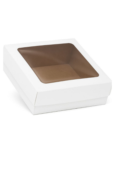 Aspak Kağıtçılık Ambalaj 15x15x6 Beyaz Asetatlı Kutu- Hediye Kutusu- E-ticaret Kargo Kutusu-10 Adet