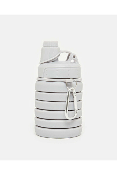 REDTAG زجاجة ماء هلام السيليكا قابلة للطي باللون الرمادي (500 مل)