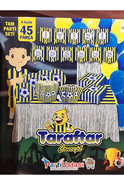 ciciki hediyelik Party Masterfenar Garden Concept Birthday Party Set (45 Pieces)