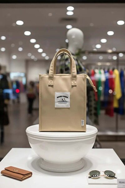 SNOOPY Lisanslı Eğlence Serisi Beslenme Çantası (Bej)