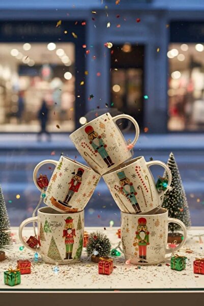 Miniso Yeni Yıl Temalı Porselen Kupa