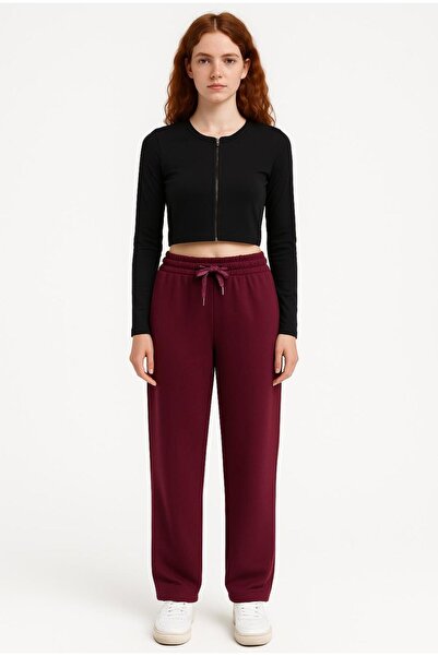 AXXEL Γυναικείο Φούτερ Βουργουνδίας Interlock-P2268