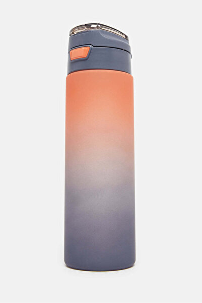 REDTAG Grey And Orange Water Bottle (930ml)