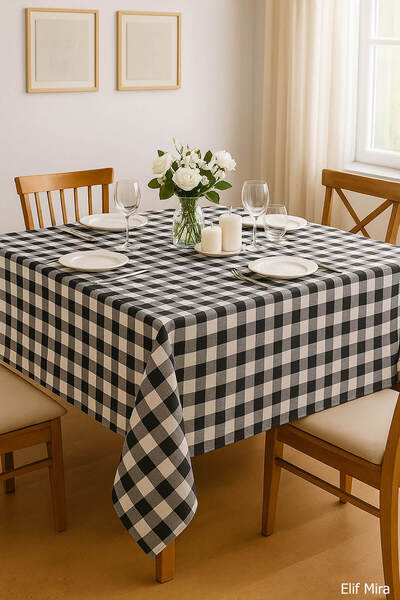 Mira Home مفرش طاولة منقوش مقاس 160×220 سم ريفي