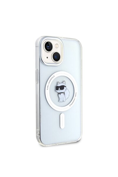 Karl Lagerfeld Case for IPhone 15, IML MagSafe, Transparent