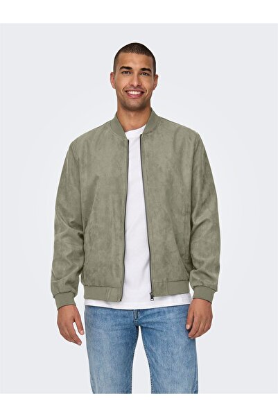 Only & Sons Чоловічий ONSLUCAS FAKE SUEDE BOMBER OTW NOOS OS22027463-4765047