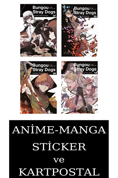 Gerekli Şeyler Yayıncılık Bungou Stray Dogs 7-8-9-10 Manga Seti (4 KİTAP) / A...