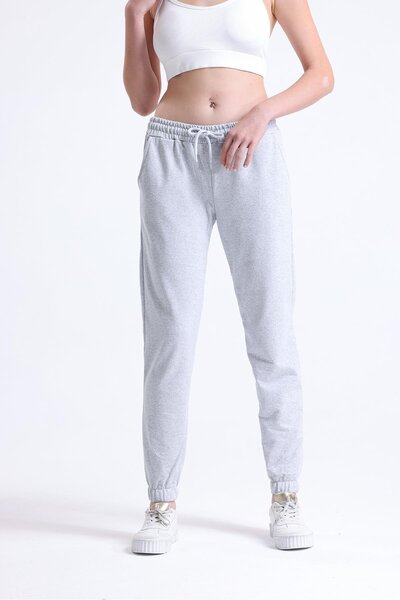 let s shine Women's 3-Thread Sweatpants with Elastic Waist