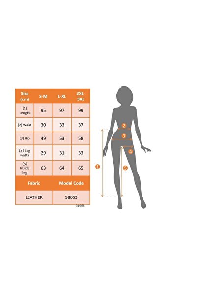 Kanonik Education Women's High Waist Elastic Side Striped Detail Leather Trousers