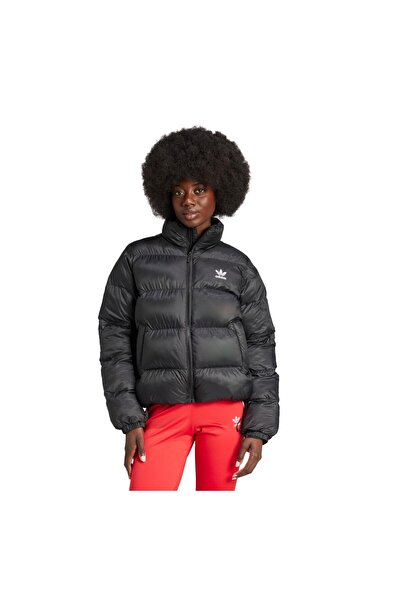 adidas JD0420-K Късо пухено дамско палто, черно