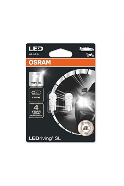 Osram Set of 2 LED Bulbs W5W 12V 6000K – Osram, Cool White