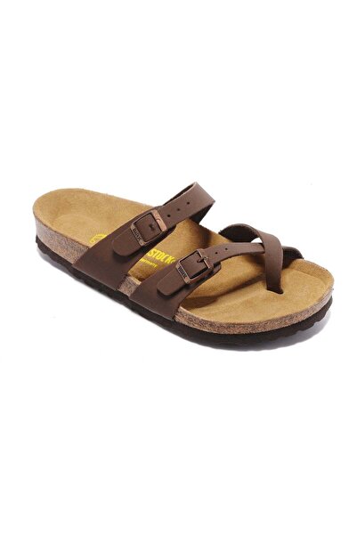BIRKENSTOK Birkenstock Mayari Birko-Flor Nubuck Sandals - Narrow Footbed
