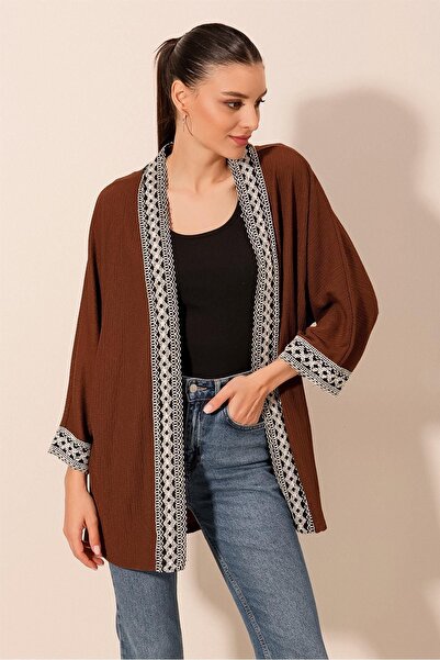 Hiccup Kimono midi brodat etnic BDART