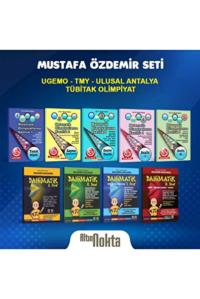 Altın Nokta Yayınevi PROF. DR. MUSTAFA ÖZDEMİR SETİ