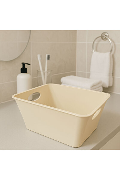 SİHİRLİ AYAKLAR Colorful Plastic Storage Container Organizer Hobby Box Kitchen Bathroom Organizer 2 Lt 21X15 cm