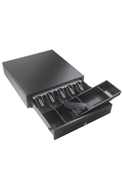 NETUM Para Çekmecesi Büyük Boy Elektronik Sistem 5 Adet Nakit Para 5 Adet Bozuk Para Gözlü 41 X 41 cm