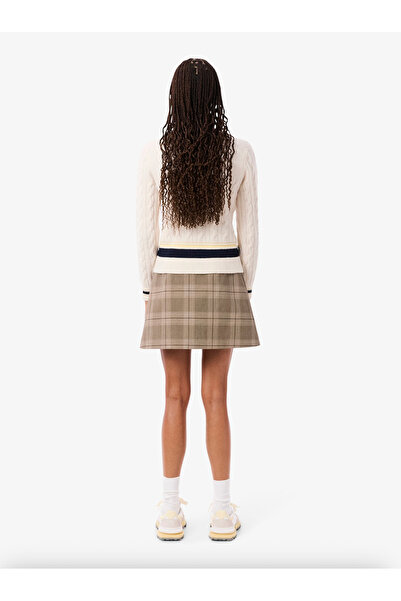 Lacoste Women's Water-Repellent Plaid Skirt