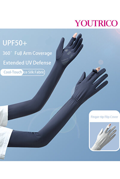 Youtrico Sun Protection Gloves Summer Cycling Fingerless Gloves for Driving