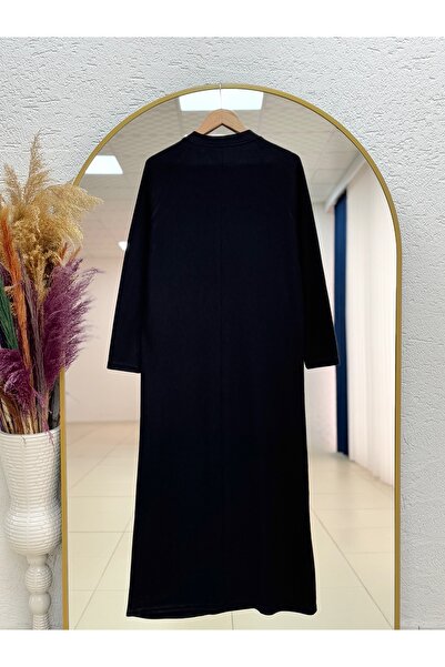 MİHRA STORE Φόρεμα με μανίκια Candella Reglan-AS4102 Μαύρο