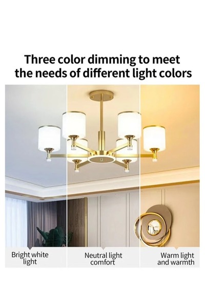 Sumkyle Glass Chandelier Lighting 6 Lights Dining Chandelier Light Fixture Ceiling Entryway Ceiling Lighting