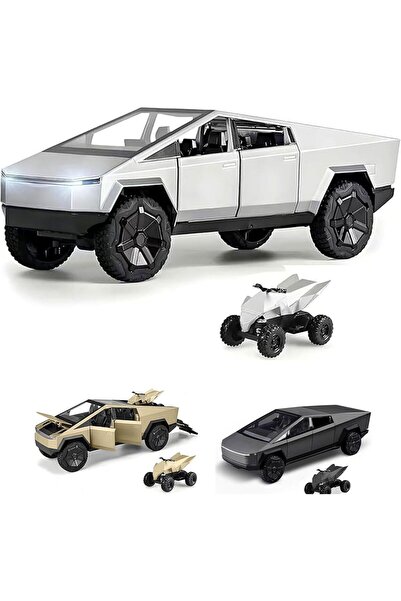 AYEBIA لعبة بيك أب مصبوبة بمقياس 1:24 - متوافقة مع Cybertruck وCyberquad، نمو...