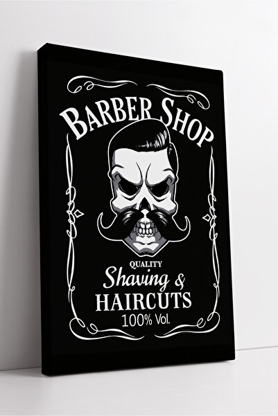 KOSS Dijital Tablou de pânză cu scris pentru salon de frizerie, în stil retro...