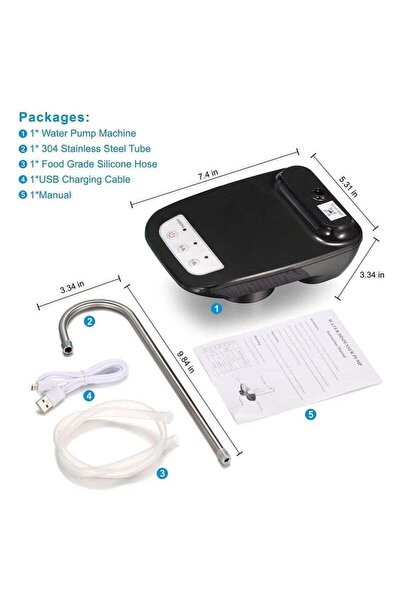 Generic Electric Water Bottle Pump Dispenser for 5 Gallon Bottle