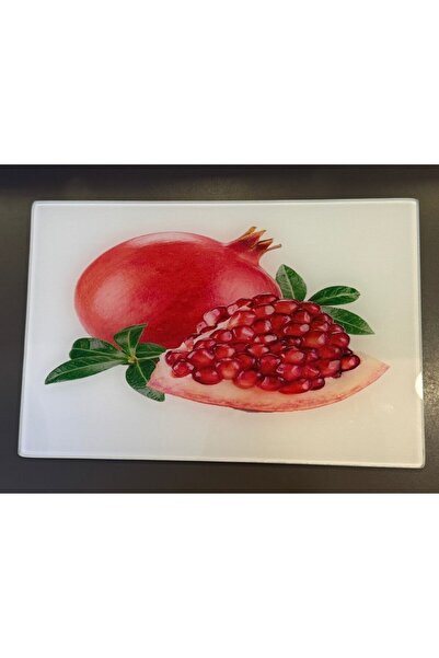 Coşev Tempered Unbreakable Glass Cutting Board 20X30Cm Pattern2