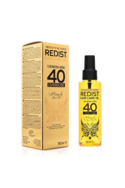 Redist Hair Care Oil 40 Overdose Professional Effective Hair Treatment 150 ml