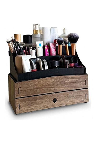 Artenova Organizator pentru machiaj Bella, Large MDF, nuc