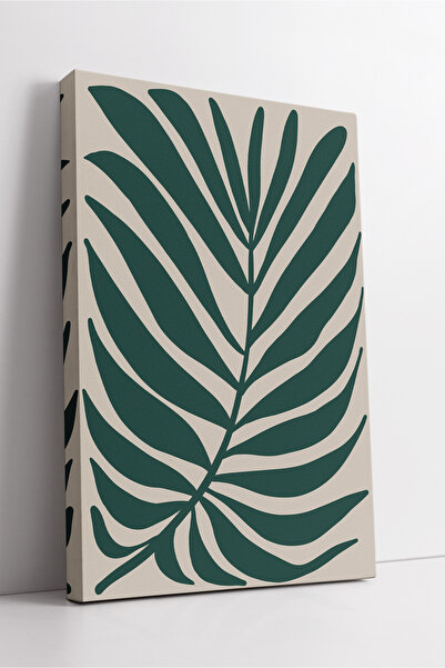 KOSS Dijital Μοντέρνο μινιμαλιστικό ζωγραφική σε καμβά με μοτίβο τροπικών φύλ...