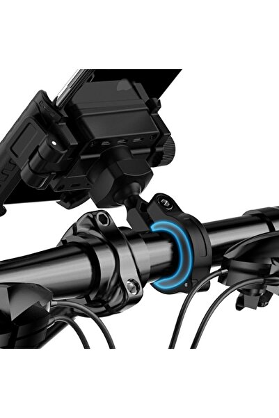 zola Phone holder, for bicycle handlebar, plastic, 360 degree rotation, handle size 10x13x9 cm, black