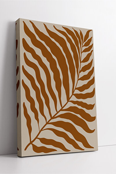 KOSS Dijital Decor modern, abstract, minimalist, pe pânză, cu model de frunze...