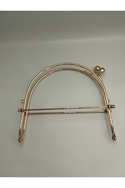 Zeyora Metal Çanta Sapı ve Bursu Öpücük Klipsli, Çanta Aksesuarı ( 16 cm )