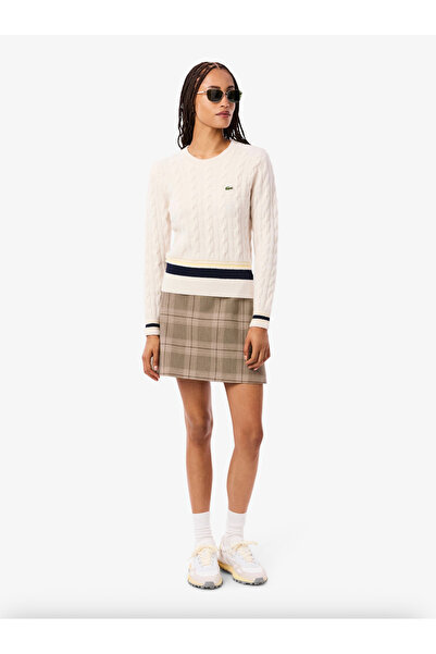 Lacoste Women's Water-Repellent Plaid Skirt