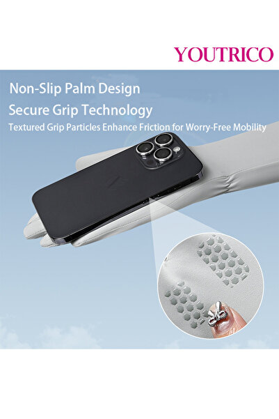 Youtrico Sun Protection Gloves Summer Cycling Fingerless Gloves for Driving