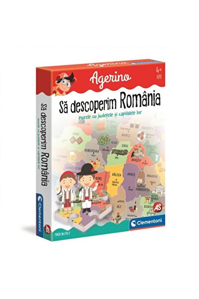 Agerino Joc Educativ "Sa Descoperim Romania" - Clementoni