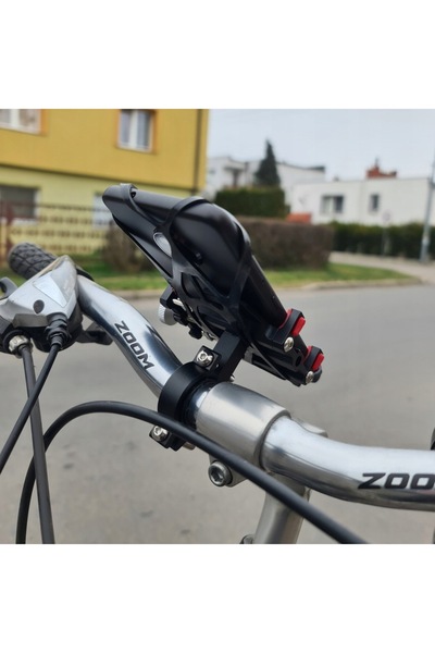 zola Phone holder, for bicycle handlebars, metal, adjustable size, 11.5 x 6 cm