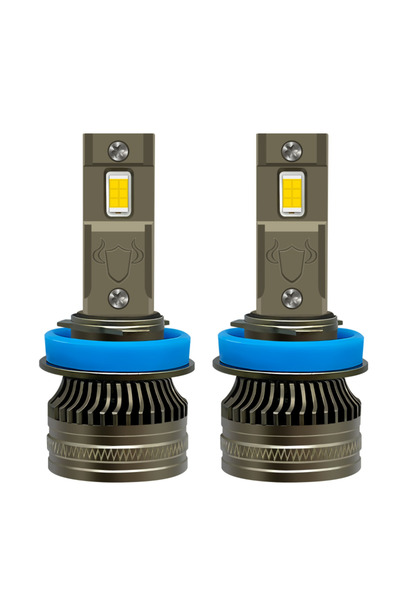 Laptop Strong Set of 2 LED H9 110W car bulbs real 16,000Lumens CanBus Plug-and-Play error-free