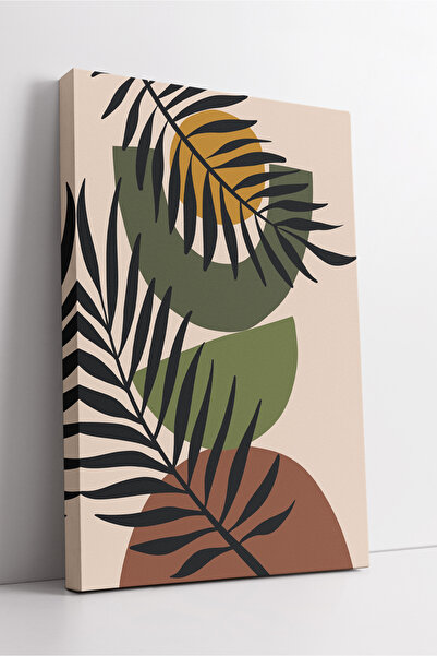 KOSS Dijital Tablou decorativ de pânză, modern, abstract, în stil boho, cu mo...