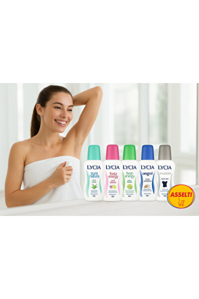 LYCIA Invisible Fast Dry Spray Deodorant – 48 H, alcohol-free, 3 x 150 ml
