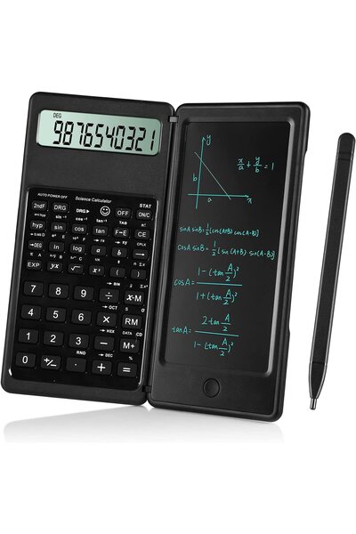 DMYRDH آلات حاسبة علمية بشاشة LCD مكونة من 10 أرقام وآلة حاسبة رقمية للمكتب و...