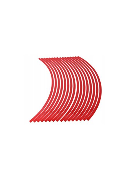 zola Σετ 16 ανακλαστικών ταινιών για τροχούς ποδηλάτων/μοτοσικλετών, κόκκινες...